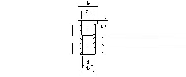 QIB/IND FMKS Stainless steel flat head knurled rivet nuts - Finexpress Hardware Fasteners Co.,Ltd. - One stop procurement of screws, nuts, and hardware components