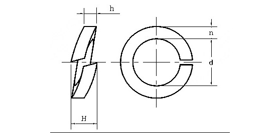 Spring washers Light spring washers GB/T 859-1987 - Finexpress Hardware Fasteners Co.,Ltd. - One stop procurement of screws, nuts, and hardware components