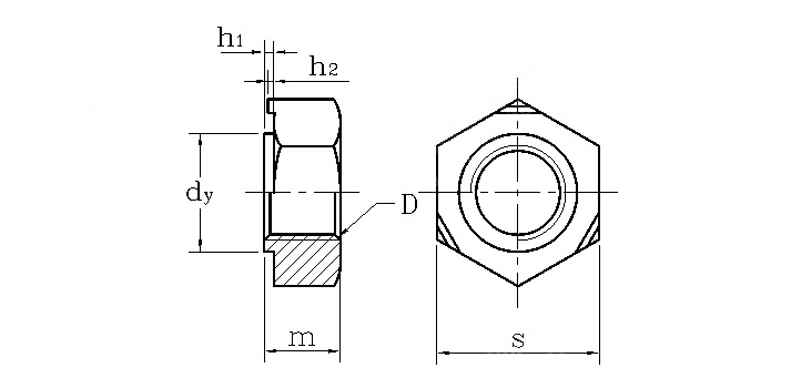 304 stainless steel hexagonal weld nut DIN 929 - 2013 - Finexpress Hardware Fasteners Co.,Ltd. - One stop procurement of screws, nuts, and hardware components