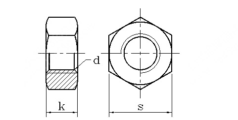 Hexagonal nut DIN934 stainless steel 304 316 material - Finexpress Hardware Fasteners Co.,Ltd. - One stop procurement of screws, nuts, and hardware components
