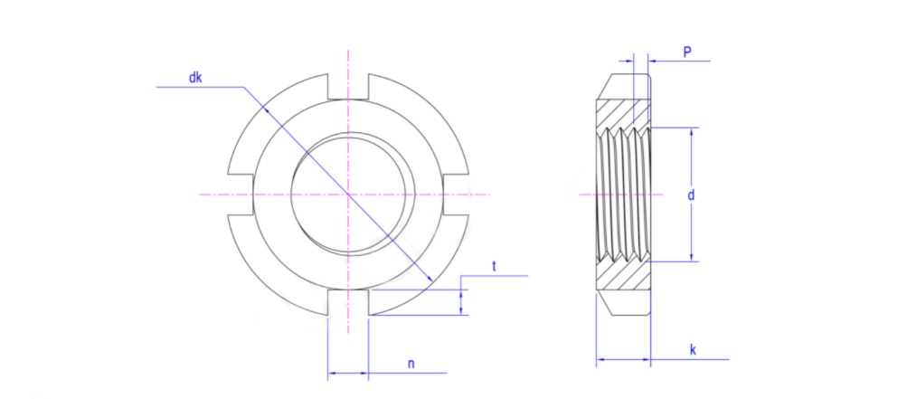 Fanyi stainless steel round nut GB/T 812-1988 - Finexpress Hardware Fasteners Co.,Ltd. - One stop procurement of screws, nuts, and hardware components